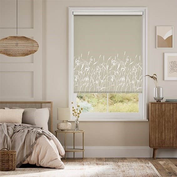 Blowing Grasses Pebble Roller Blind