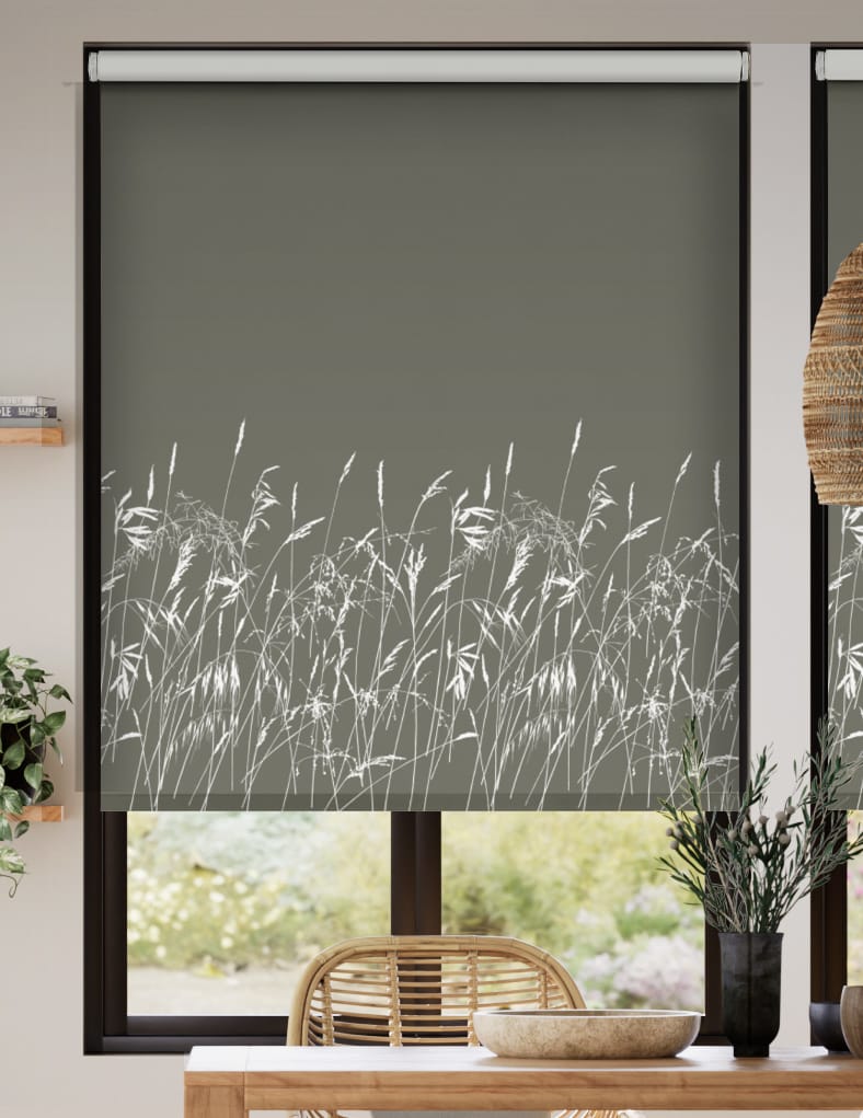 Blowing Grasses Storm Roller Blind thumbnail image
