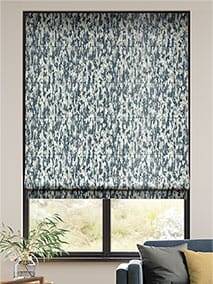  Blurred Velvet Denim Roman Blind thumbnail image