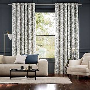  Blurred Velvet Slate Curtains thumbnail image