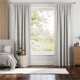 Blythe Stripe Silver Curtains thumbnail image