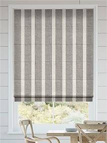 Bodega Linen Stripe Roman Blind thumbnail image