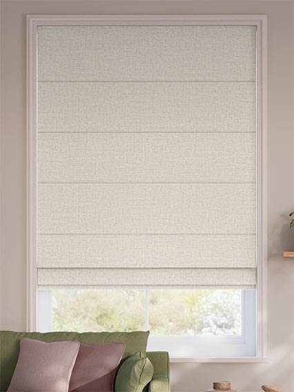Bonnie Ivory Roman Blind thumbnail image