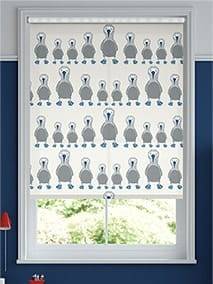 Twist2Go Booby Bird Blackout Sapphire Roller Blind thumbnail image