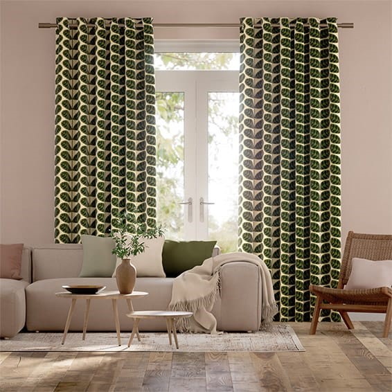 Botanica Stem Green Curtains