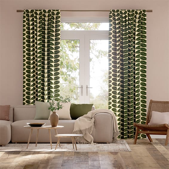 Botanica Stem Green Curtains