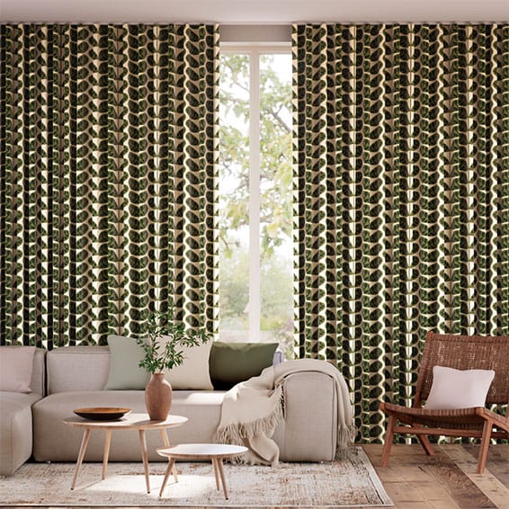 Botanica Stem Green Curtains