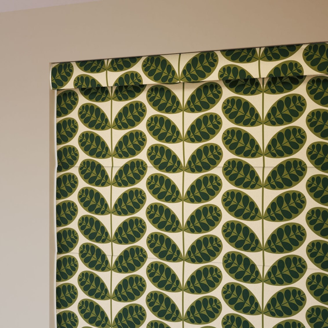 Botanica Stem Green Roman Blind