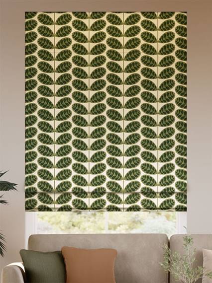 Botanica Stem Green Roman Blind thumbnail image