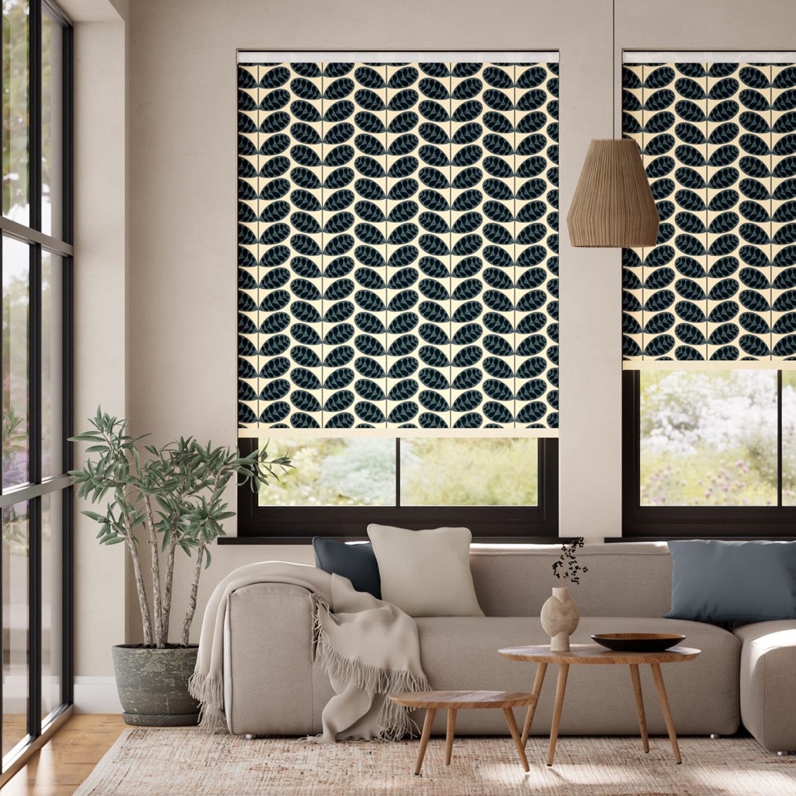 Botanica Stem Whale Roller Blind