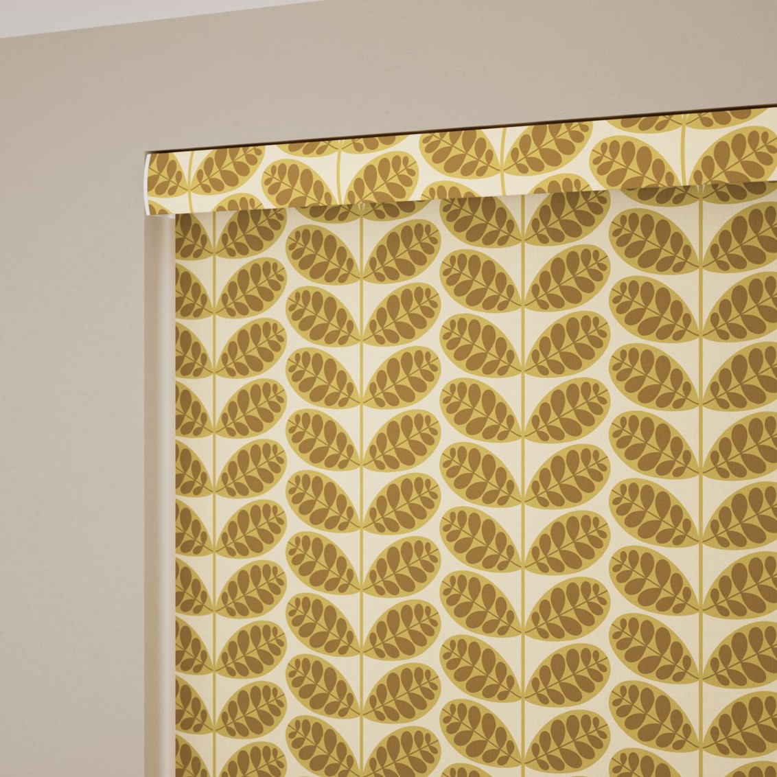 Botanica Stem Yellow  Roller Blind