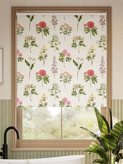 Botanical Etchings Fuchsia Roller Blind thumbnail image