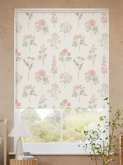 Botanical Etchings Rosewater Roller Blind thumbnail image