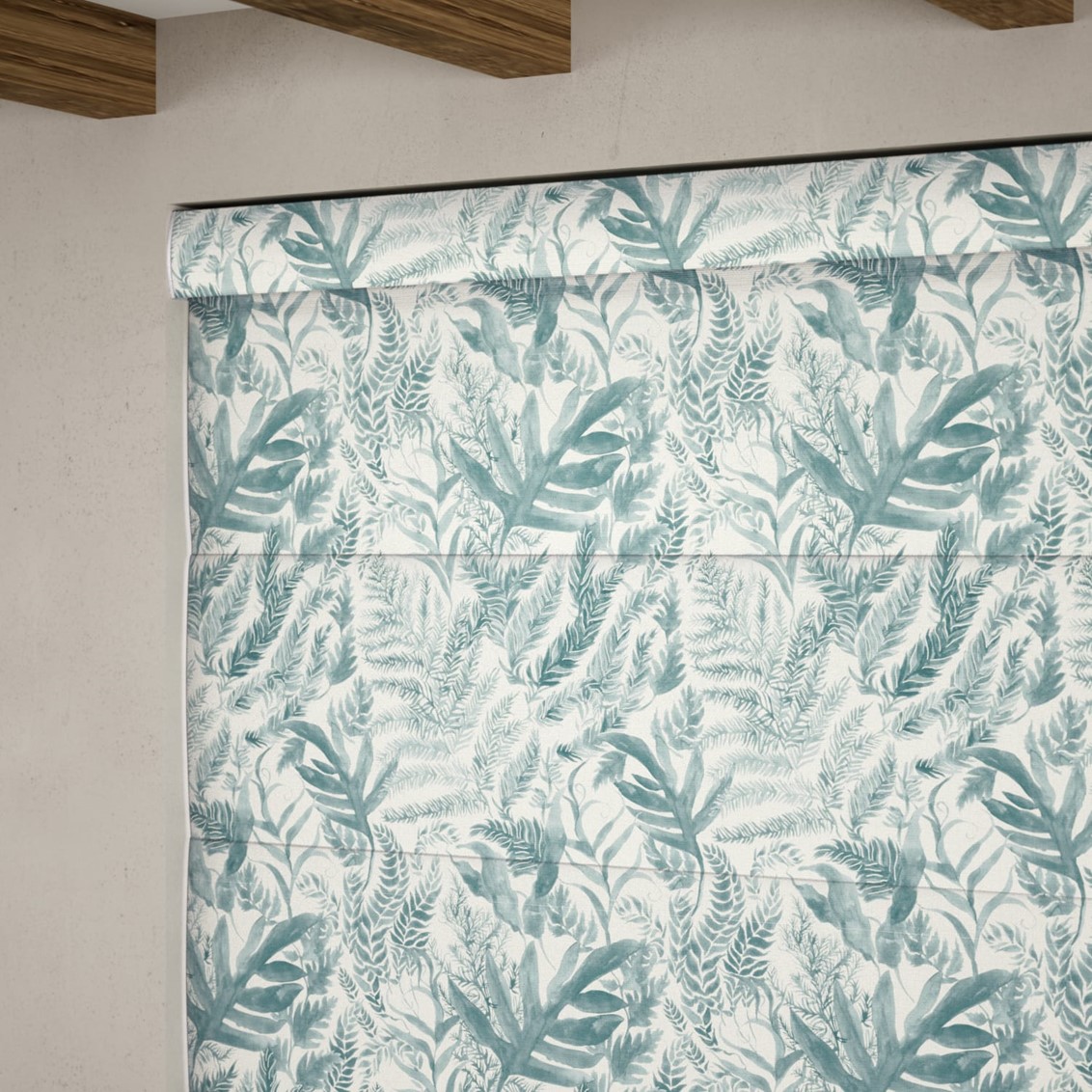 Bracken Mist Roman Blind