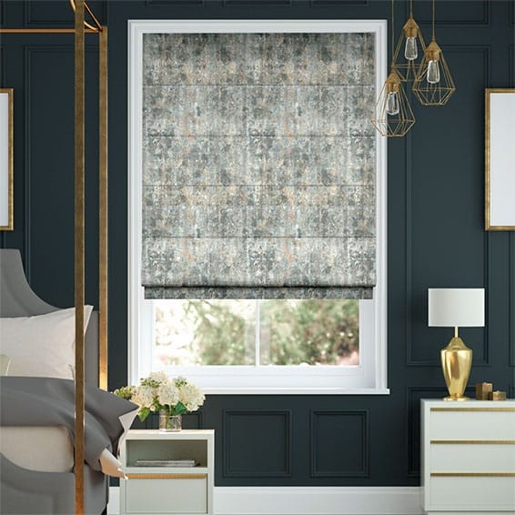 Breedon Weave Mineral Roman Blind