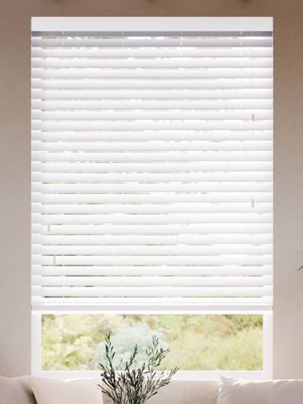 Brightest White Wooden Blind thumbnail image