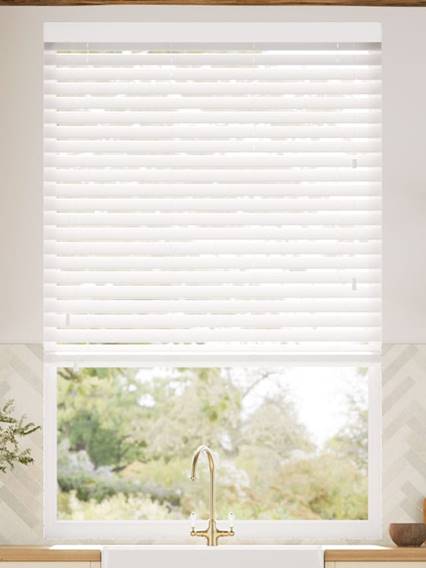 Brightest White Wooden Blind thumbnail image