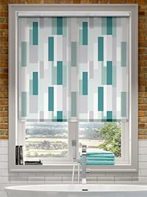 Twist2Go Brix Cool Green Roller Blind thumbnail image
