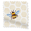 Twist2Go Bumblebees Yellow Roller Blind swatch image