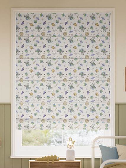 Buzz Lightyear Cosmic Mist Roman Blind thumbnail image