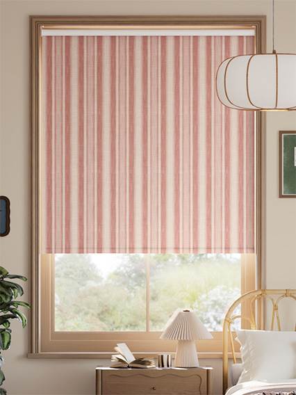 Cadence Stripe Fuji Red Roller Blind thumbnail image