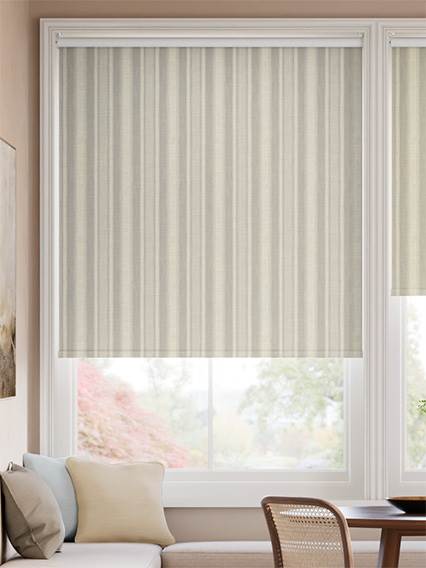 Cadence Stripe Grey Sky Roller Blind thumbnail image