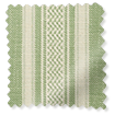 Cadence Stripe Leafy Green Roman Blind sample image