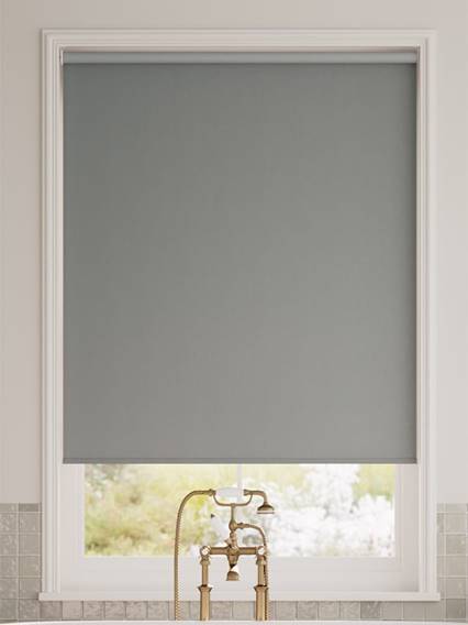 Cadiz Blackout Smoke Grey Roller Blind thumbnail image