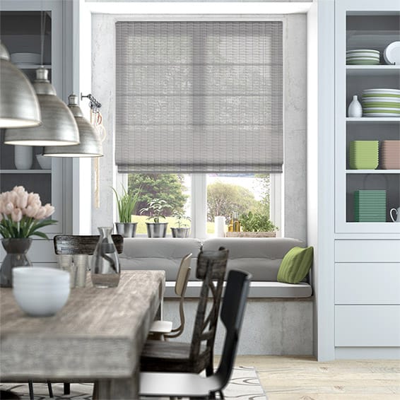 Calvari Voile Steel Roman Blind