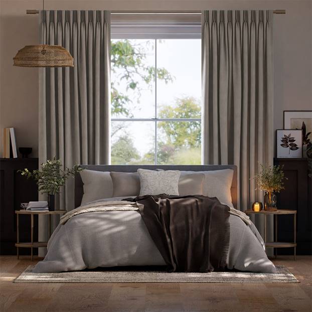 Cambridge Velvet Blackout Champagne Curtains thumbnail image