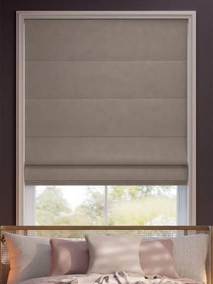 Cambridge Velvet Blackout Champagne Roman Blind thumbnail image