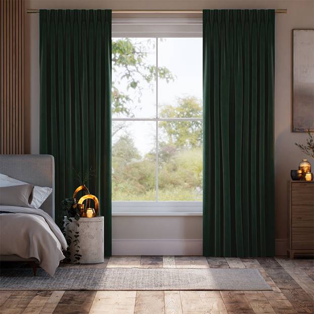 Cambridge Velvet Blackout Emerald Curtains thumbnail image