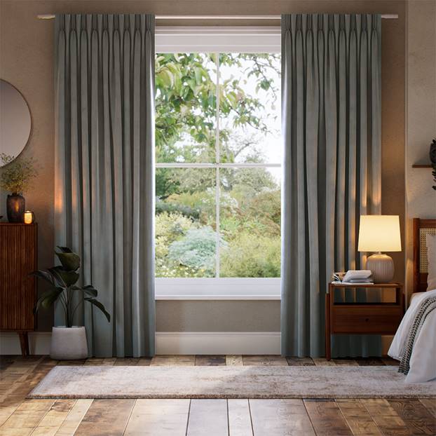 Cambridge Velvet Blackout Gainsboro Grey Curtains thumbnail image