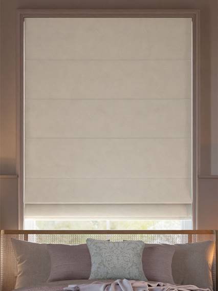 Cambridge Velvet Blackout Natural Roman Blind thumbnail image