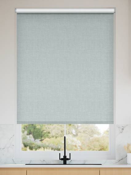 Electric Canali Blackout Light Ocean Blue Roller Blind thumbnail image