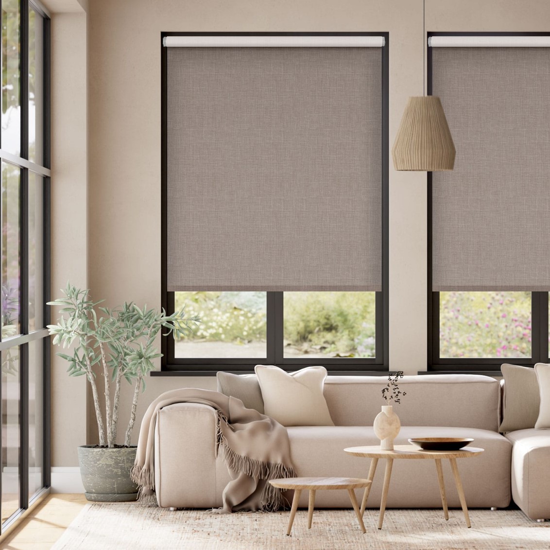 Canali Blackout Mocha  Roller Blind