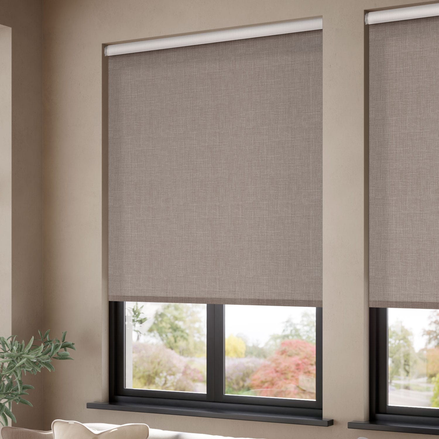 Canali Blackout Mocha Roller Blind