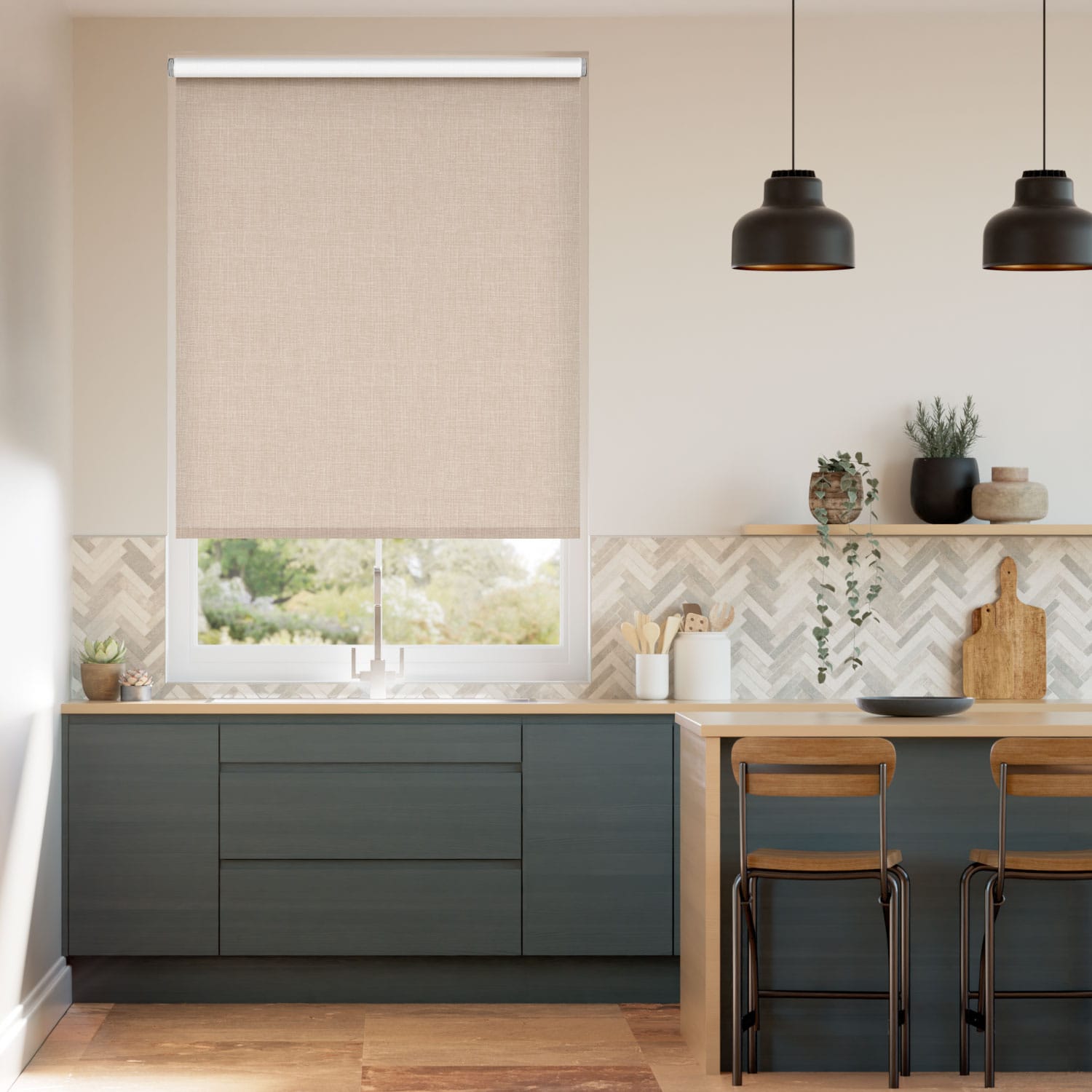 Canali Blackout Pale Dunes  Roller Blind