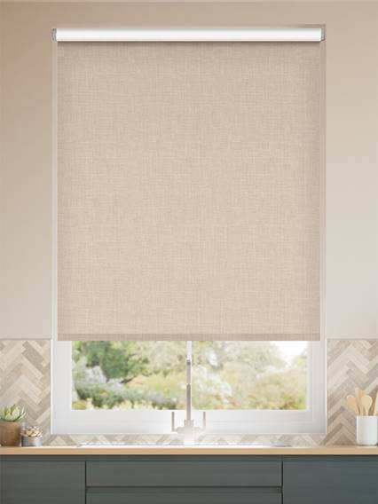 Electric Canali Blackout Pale Dunes Roller Blind thumbnail image