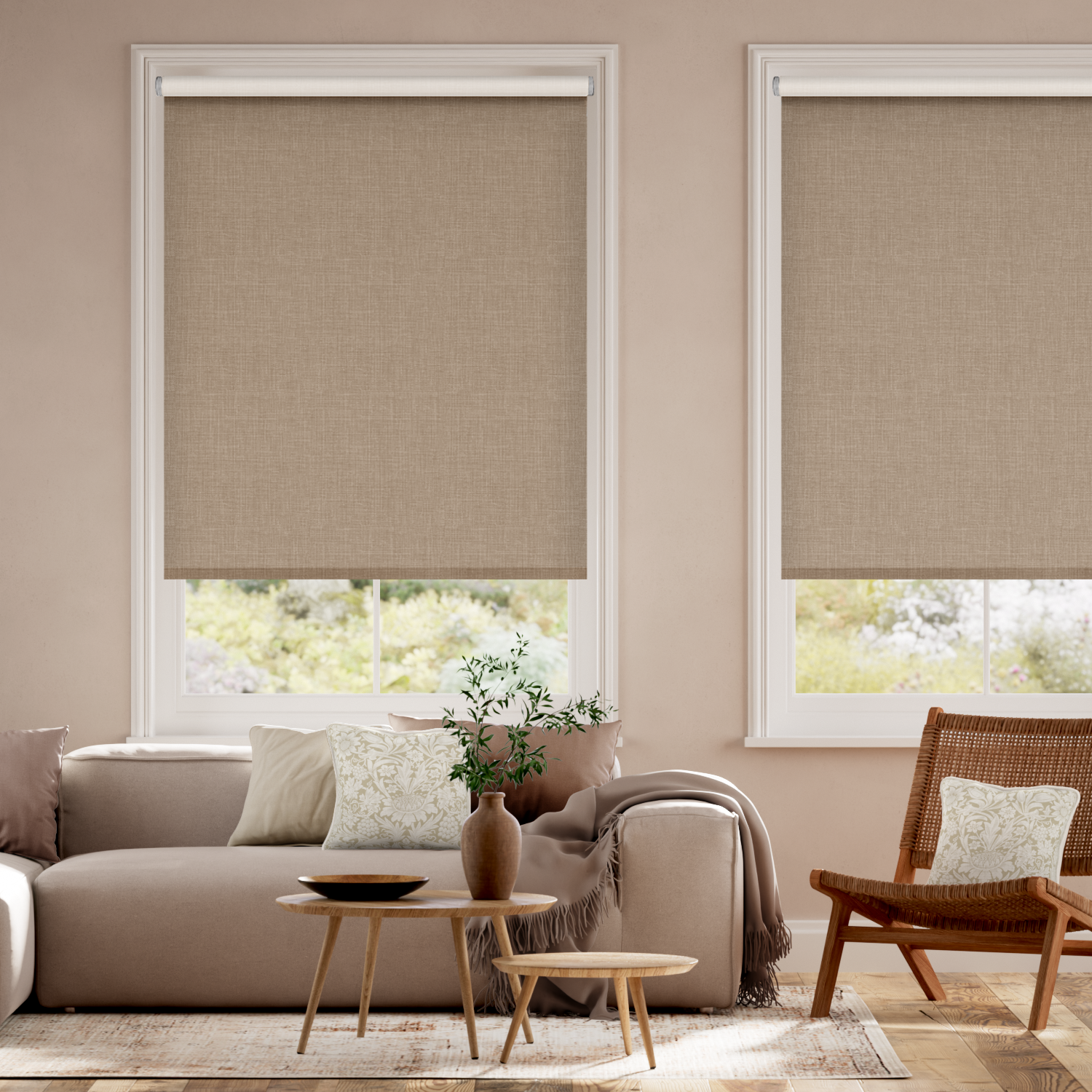Canali Blackout Stone Roller Blind