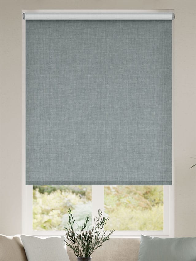 Electric Canali Blackout Teal Roller Blind thumbnail image
