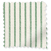 Candy Stripe Bottle Green Roman Blind swatch image