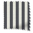 Candy Stripes Charcoal Roman Blind sample image