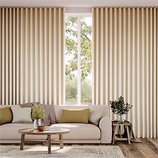 Candy Stripe Dijon Curtains thumbnail image