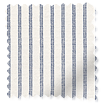Candy Stripe French Navy Curtains swatch image
