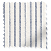 Candy Stripe French Navy Roman Blind swatch image