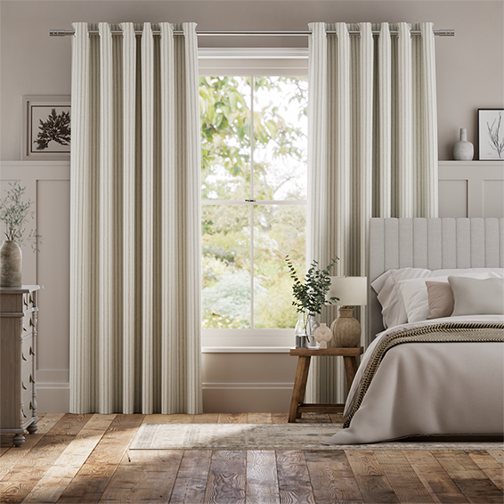Candy Stripe Steel  Curtains