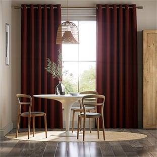 Canterbury Velvet Merlot Curtains thumbnail image