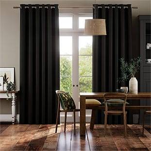 Canterbury Velvet Midnight Curtains thumbnail image