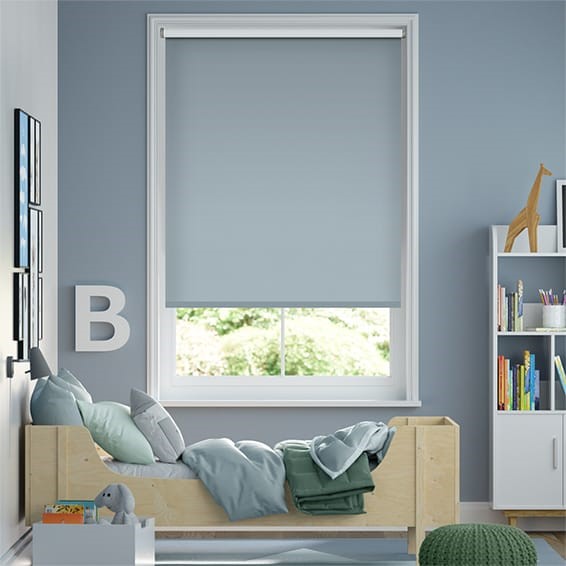 Capital Blackout Arctic Blue Roller Blind